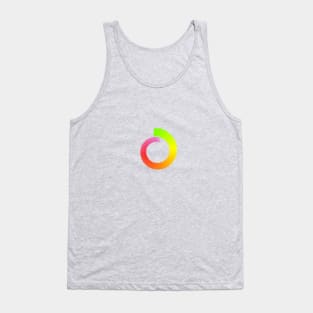 Infinity spiral green to red Tank Top